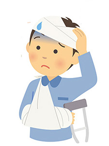 交通事故によるケガ